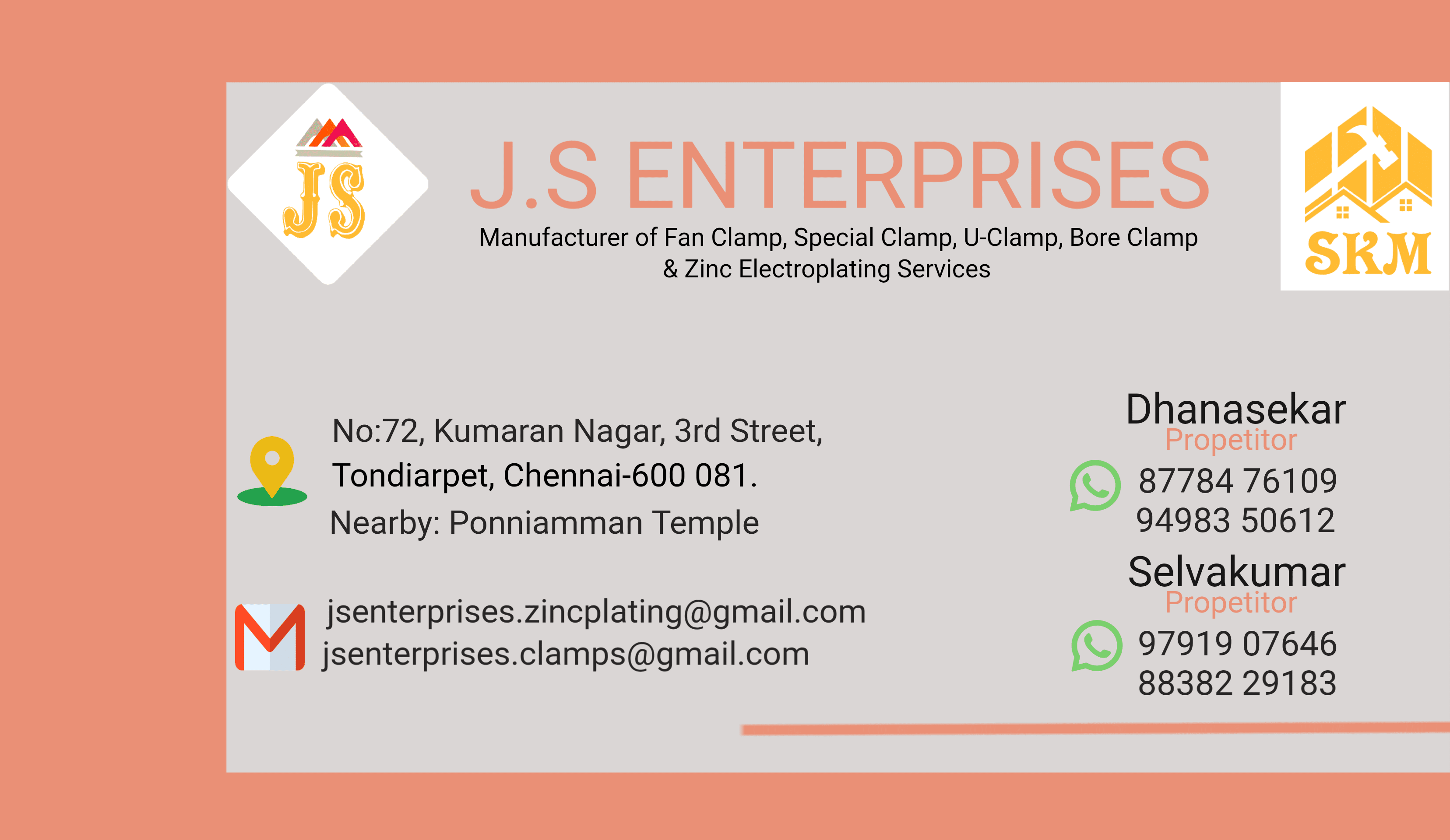J.S Enterprises Online Retailer Tondiarpet