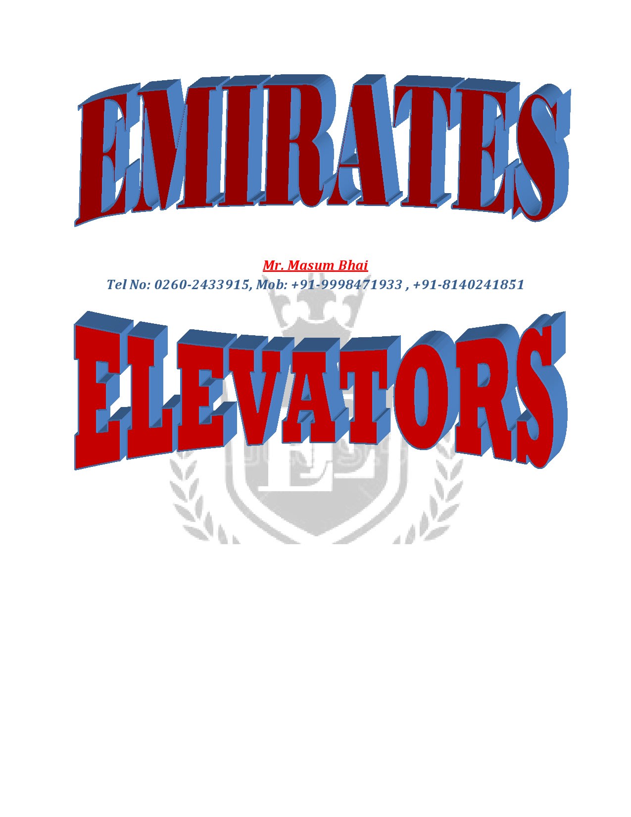 Emirates Elevators