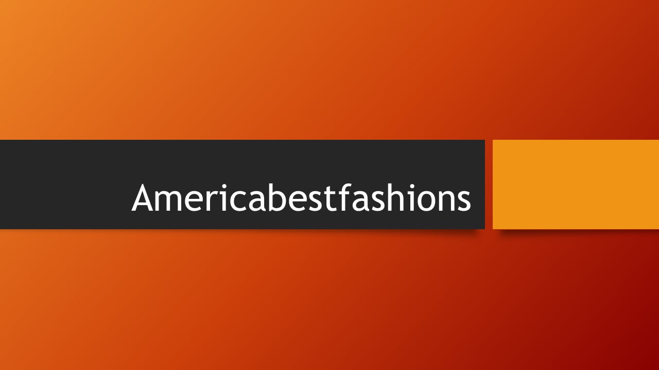 America Best Fashions