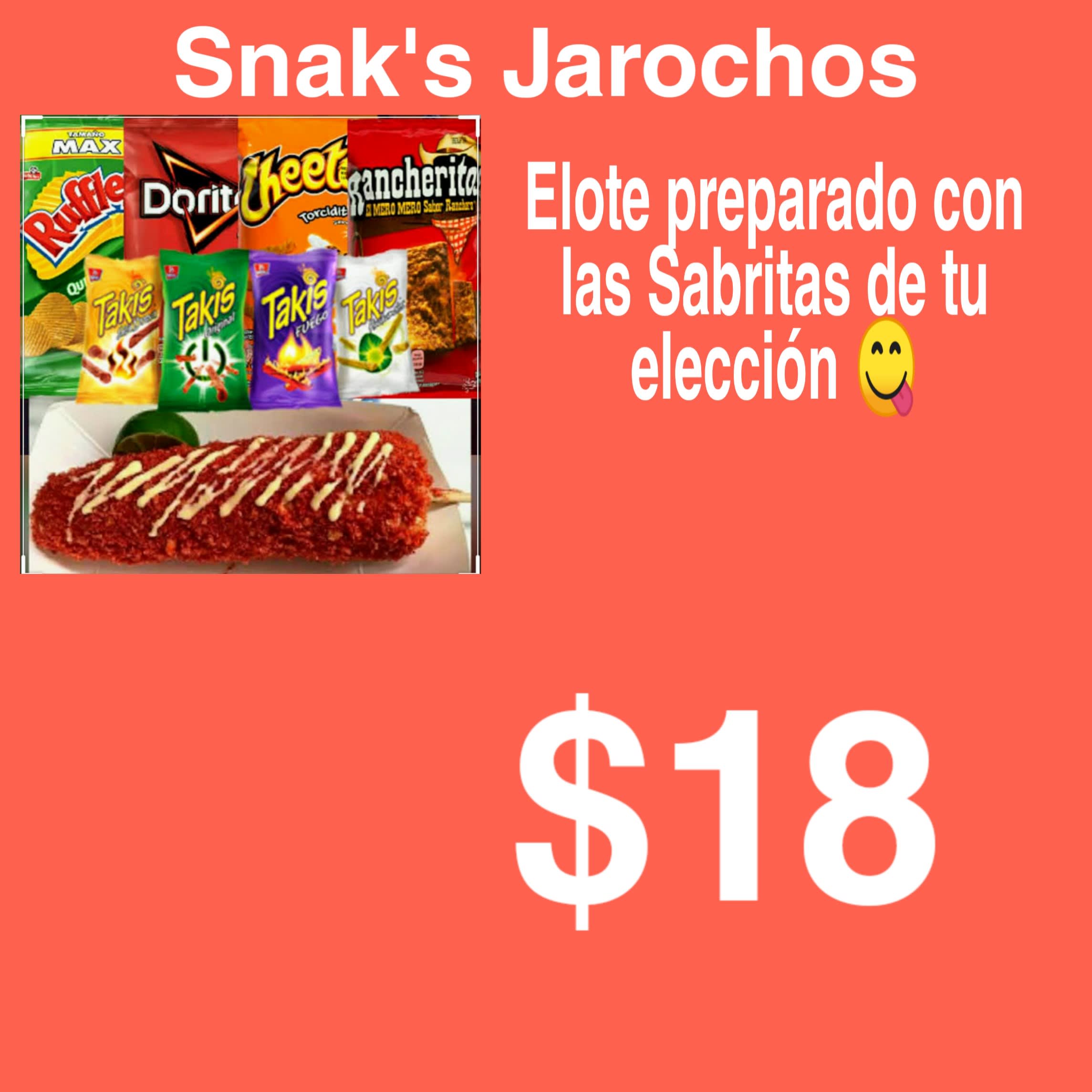 Elotes - Comida de antojo - Snak's Jarochos - Snack-bar | Lerma