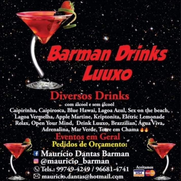 Barman Drinks Luuxo