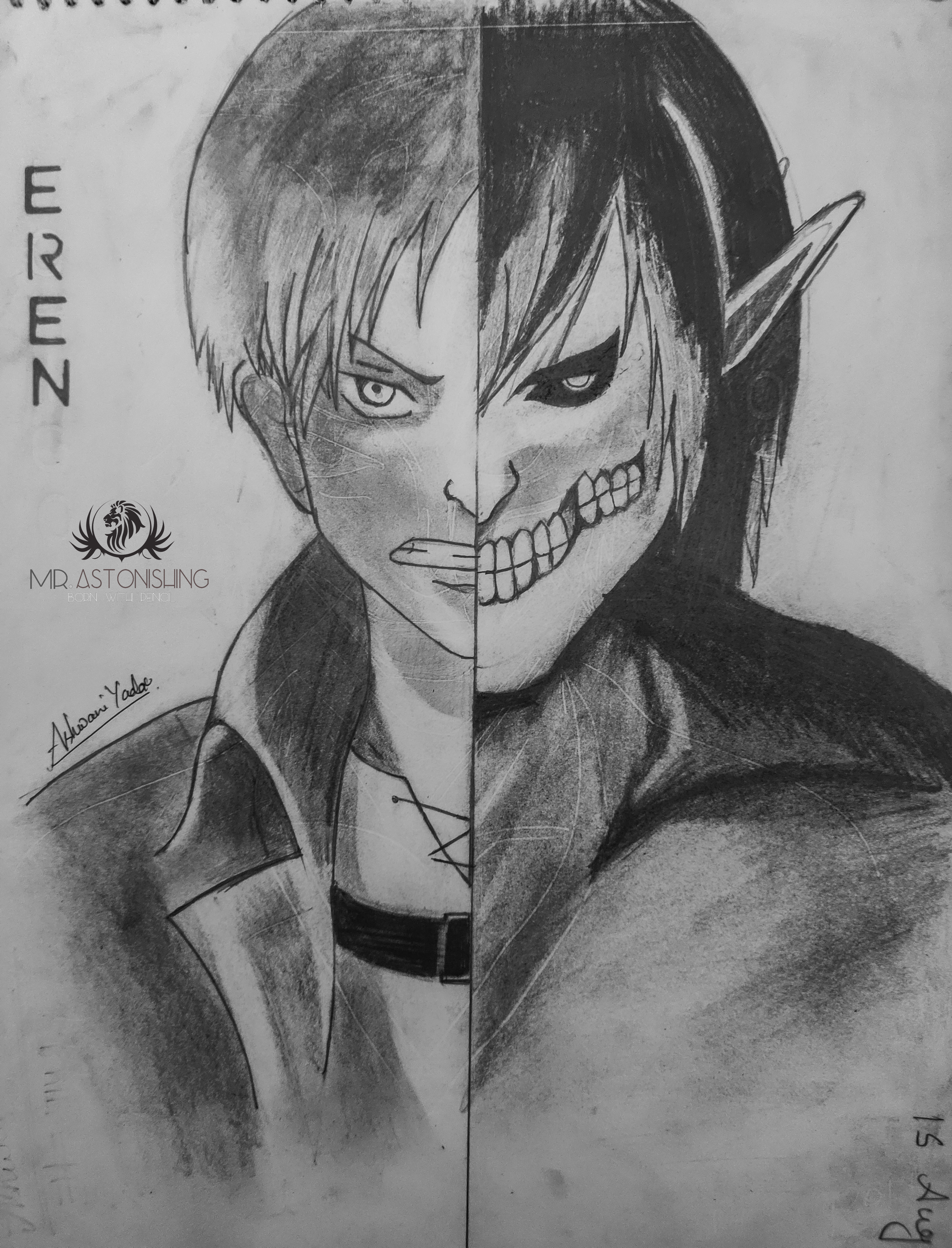 Anime Character I Can Delineate Mr Astonishing Sketch Artist Greater Noida