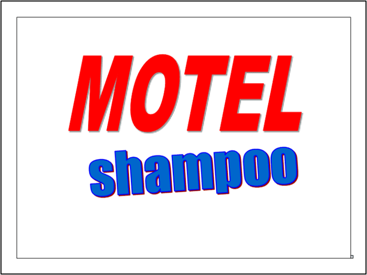 Motel Shampoo