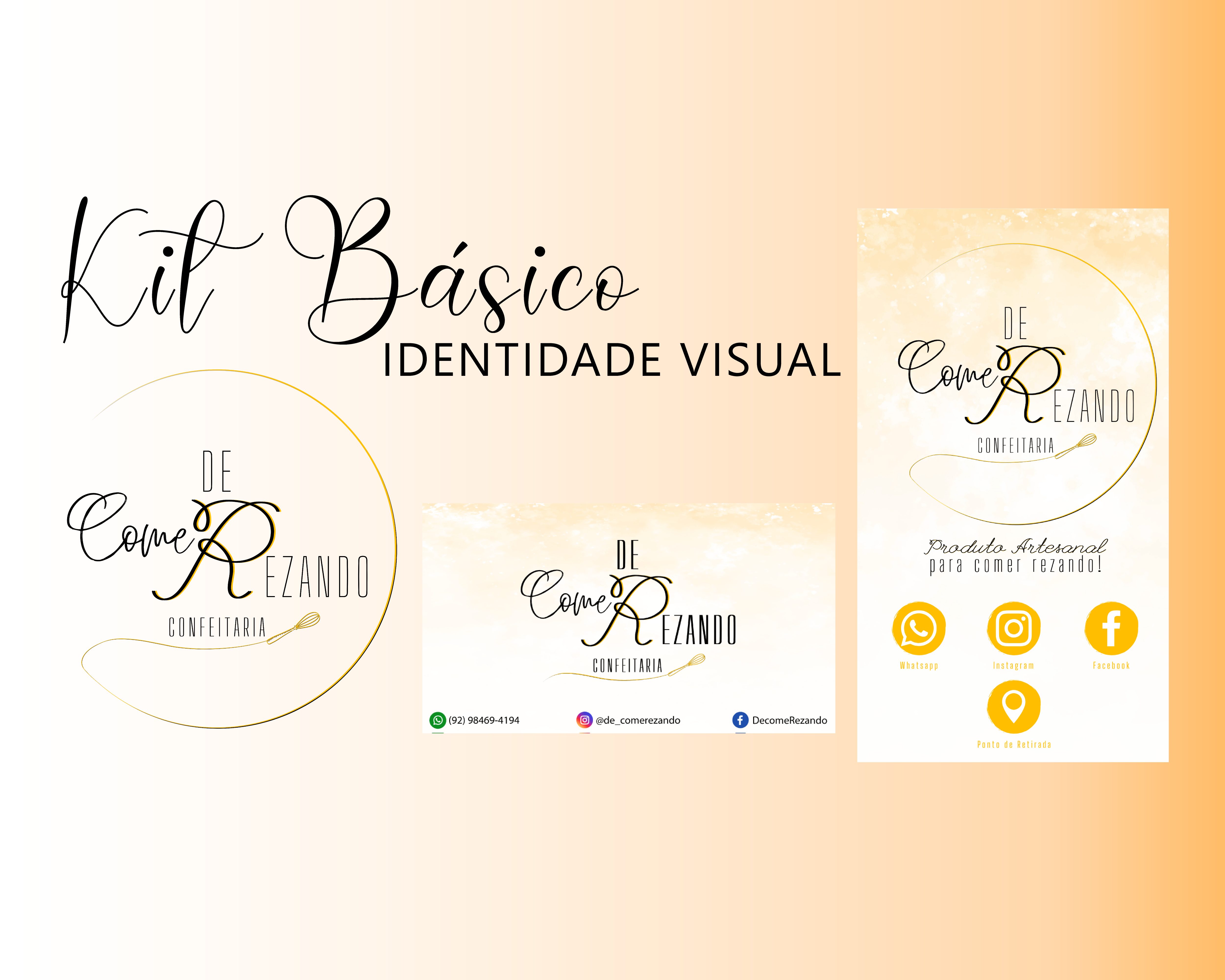 Kit Básico Identidade Visual - Kits Promocionais - MariArt Design