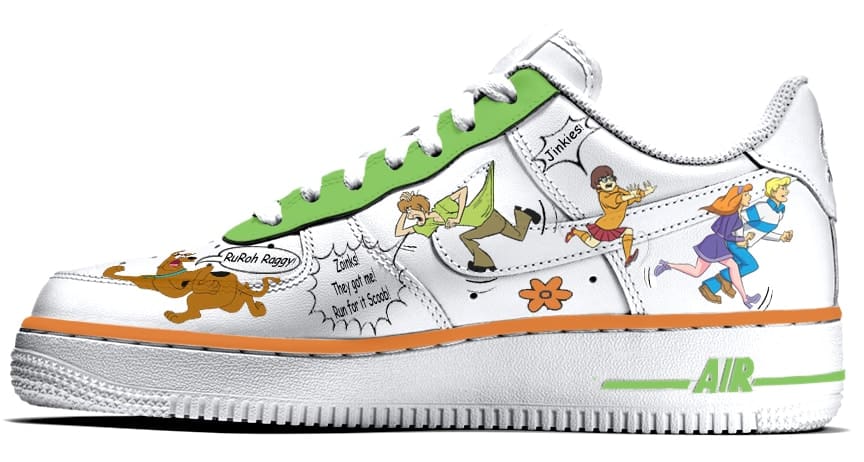 custom air force 1 scooby doo