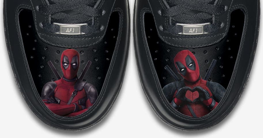 Custom Deadpool Air Force 1's — VC2ART