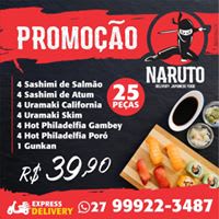 NARUTO DELIVERY Cardápio - Delivery de Comida japonesa em Guarapari