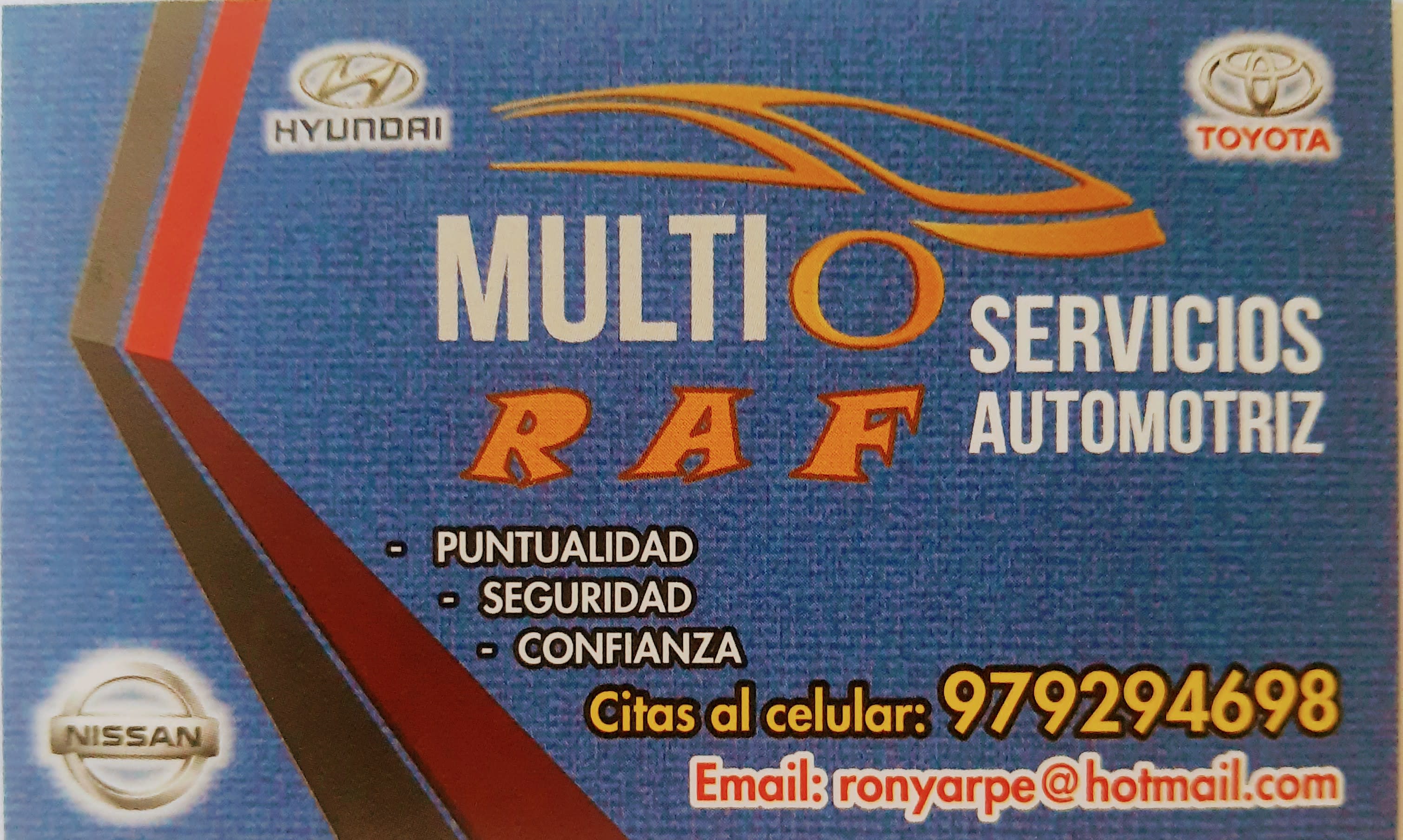 Multiservicios Automotriz Raf Sac