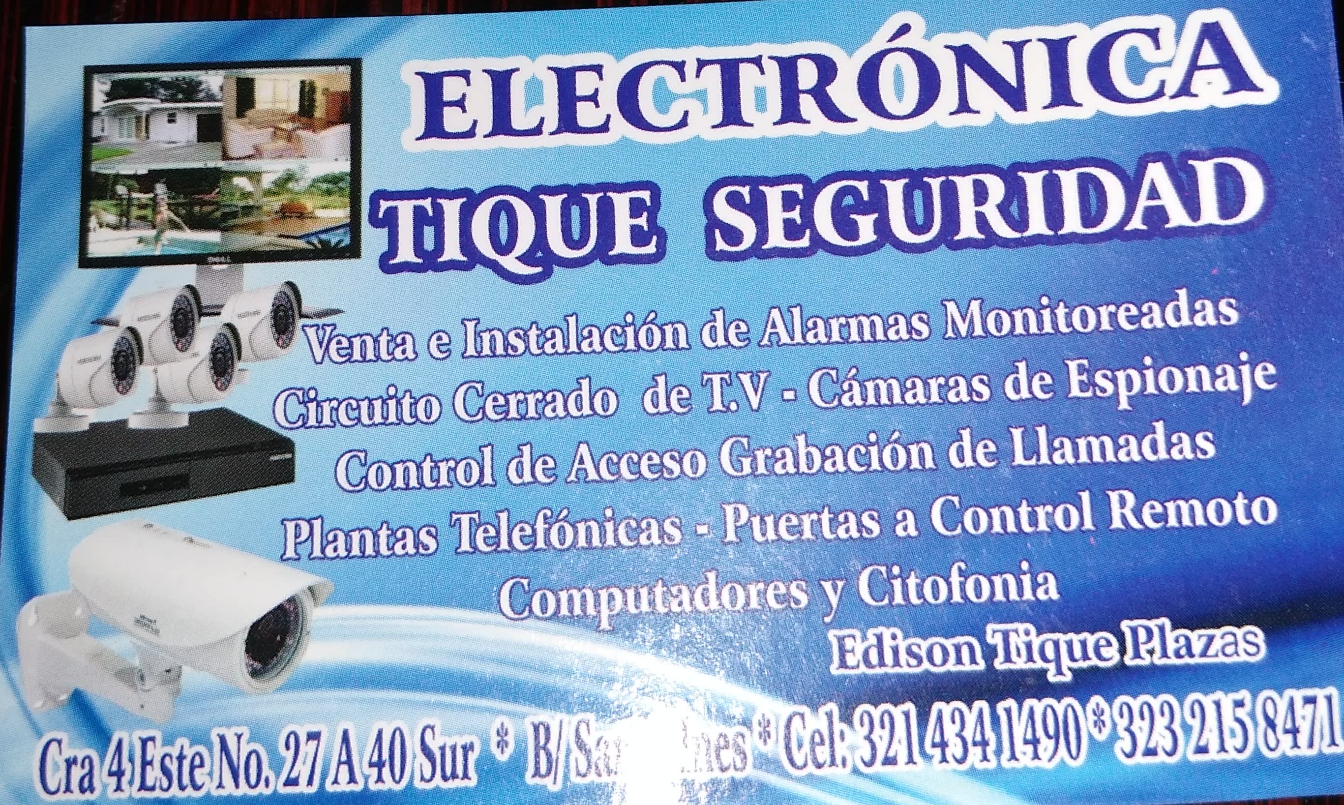 Electrónica Tique Seguridad