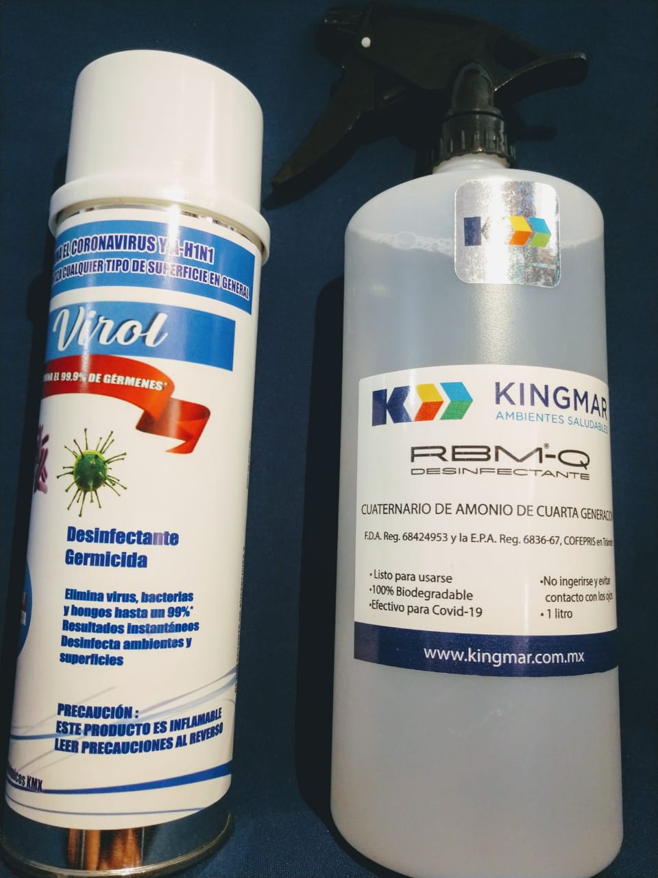 Spray Desinfectante RBM®-Q – Desinfectantes RBM