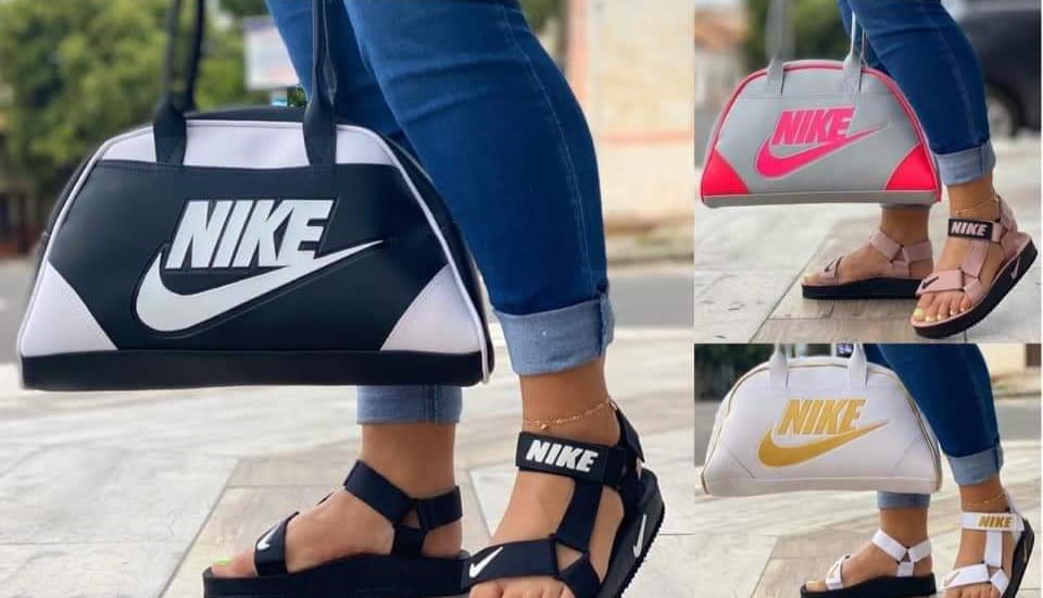 Shoes, Nikes And Purse Set