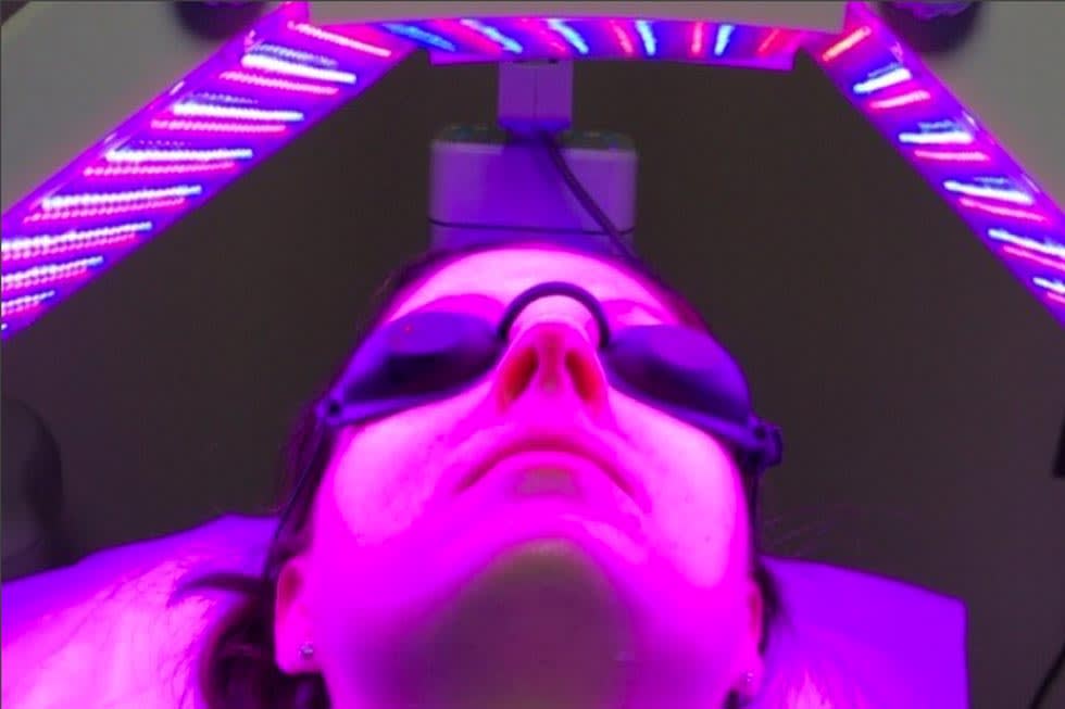 LED light therapy facial, course of five Facials Lashes & Nails At