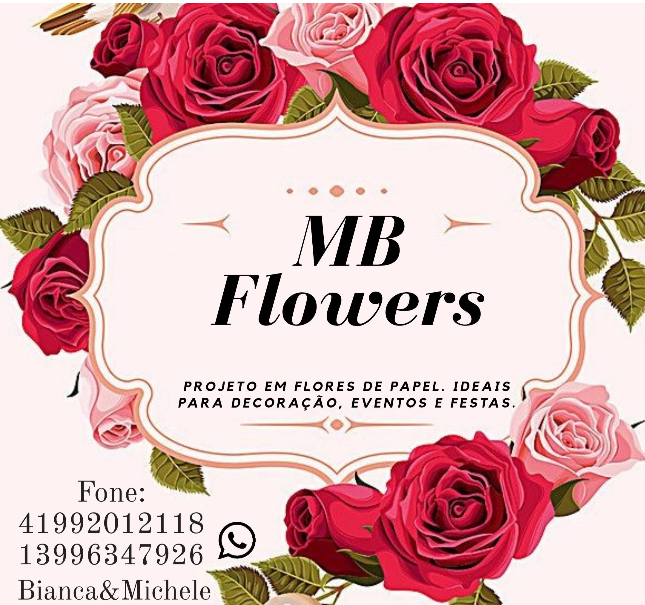 MB Flowers Projeto em Flores de Papel