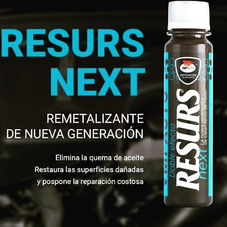 Resurs de 100 ML. Super limpiador del sistema de lubricación del motor  diésel, glp y gasolina.