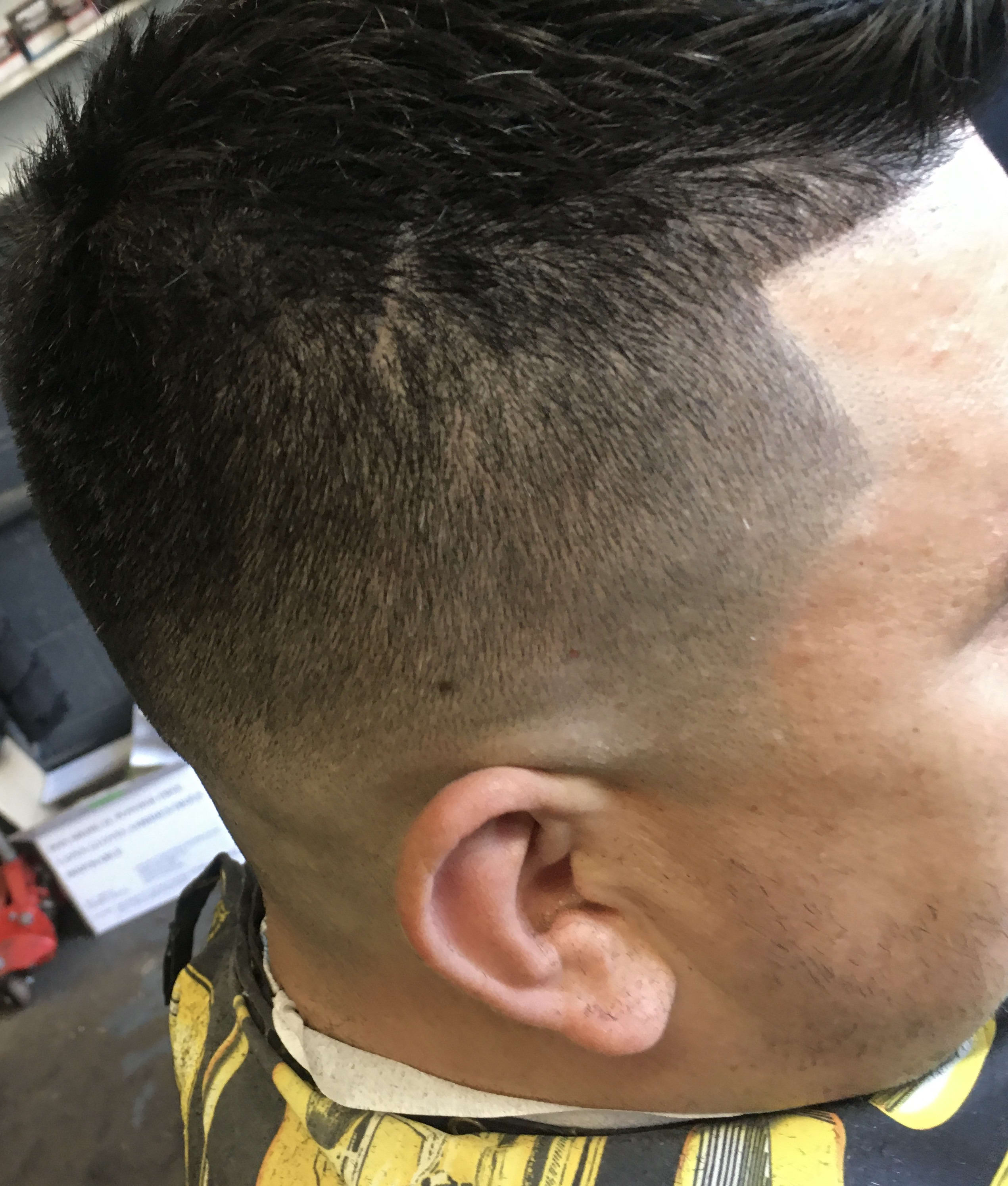 High taper with a shape up : r/Barber