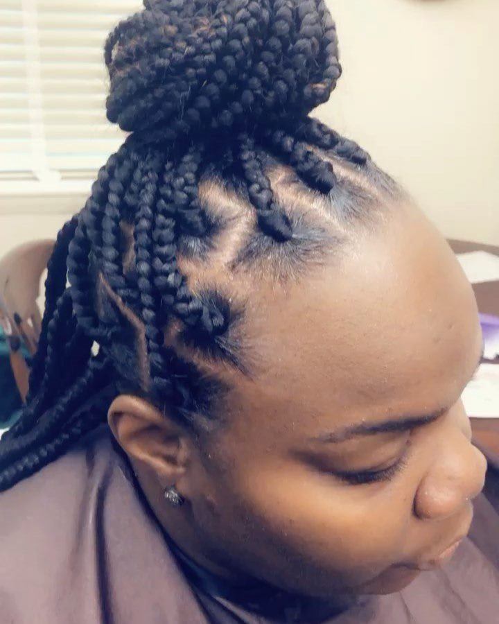 What is this type of half-cornrow half-braid style called? Are there any   videos on it? : r/BlackHair