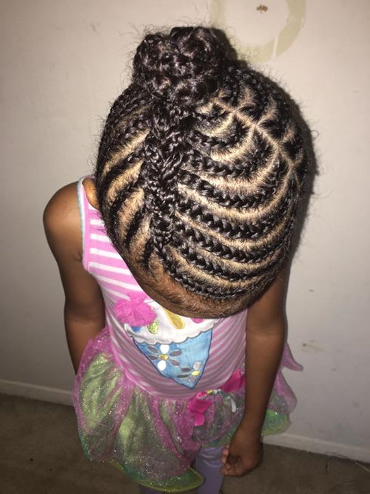 Half Cornrow/Box Braids - Cornrows - Taliah's Hands - Afro Hairdresser