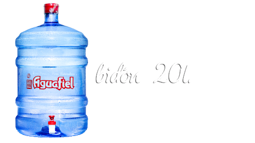 Bidones de agua Fiel - Distribución - Distribuidora Cristal