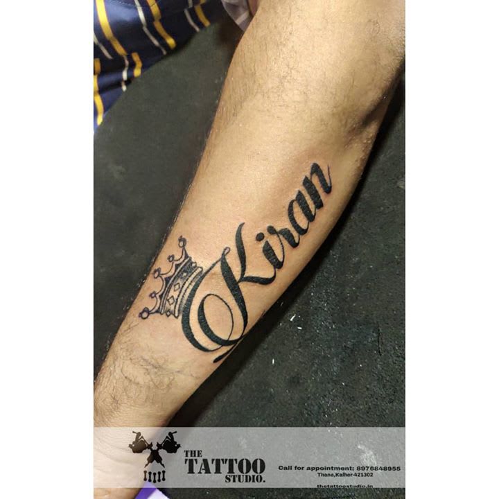 Kiran  free tattoo lettering scetch
