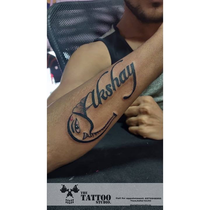 Tattoo uploaded by Vipul Chaudhary • Akshay name tattoo |Akshay tattoo | Akshay name tattoo ideas • Tattoodo