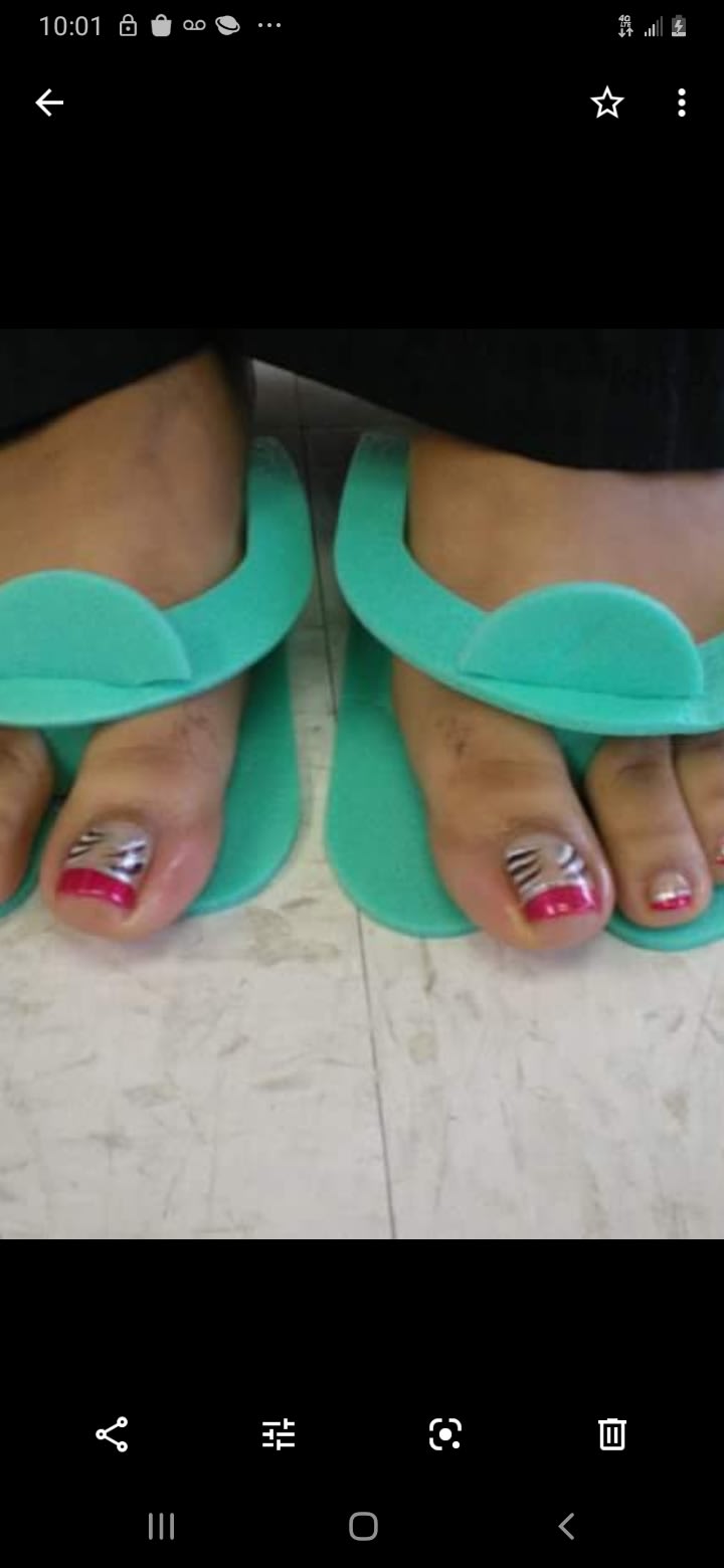 French Pedicure W Design Nail Care Flawless Beauti Beauty Salon In Norfolk