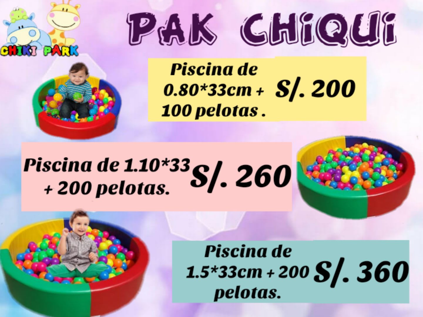 Piscina de Pelotas con resbalón – Patio Magico – Arequipa