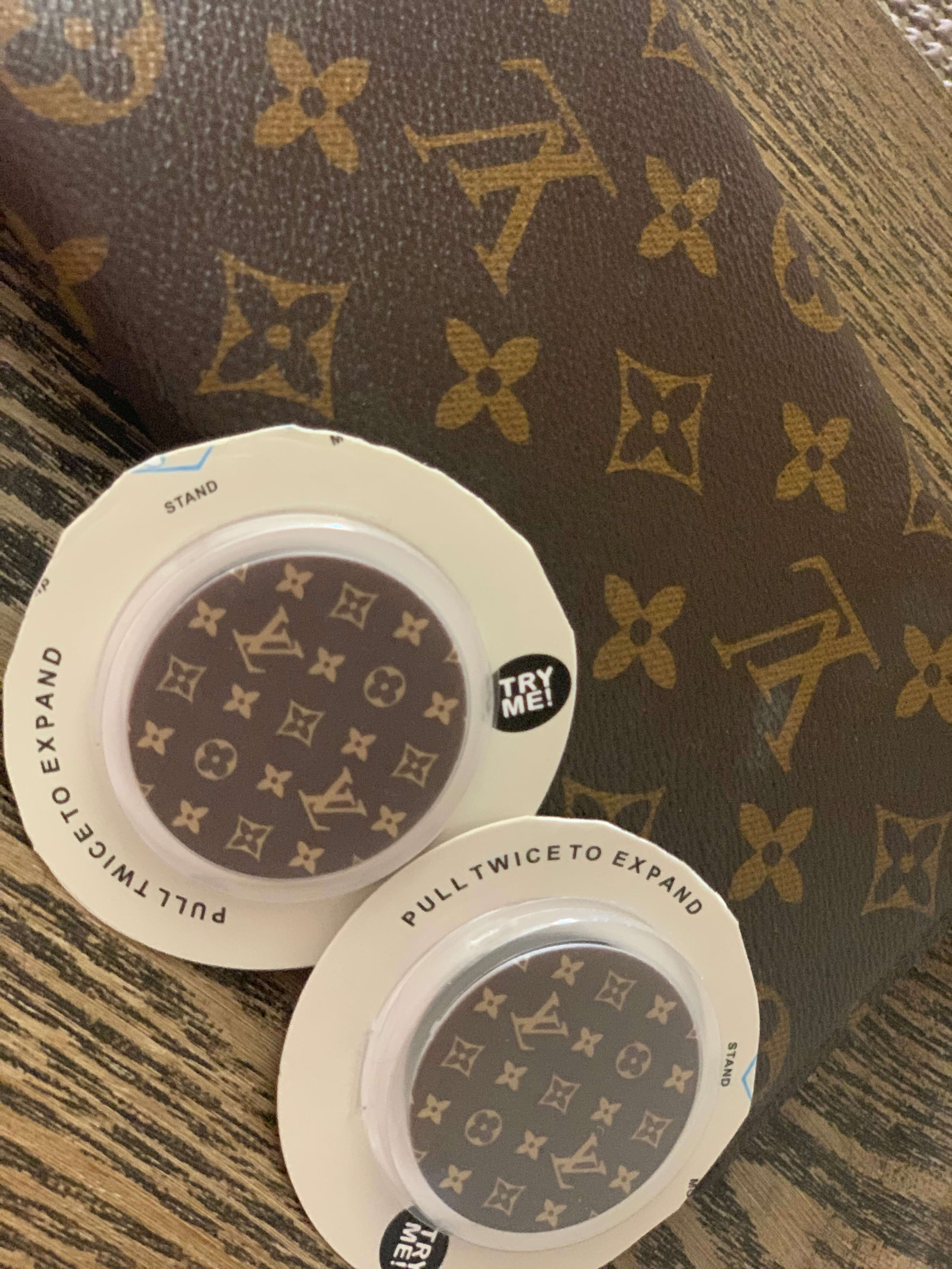 Elevate Your Style with a Designer-Inspired Louis Vuitton Popsocket!