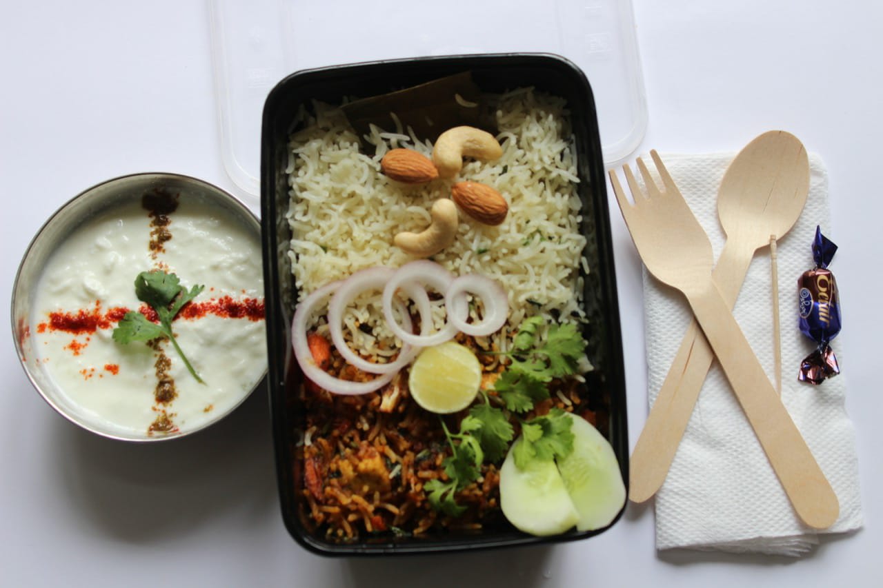 Egg Biryani Lunchbox - Egg Biryani Lunchbox - Homely Taste - Food Delivery  | Nashik
