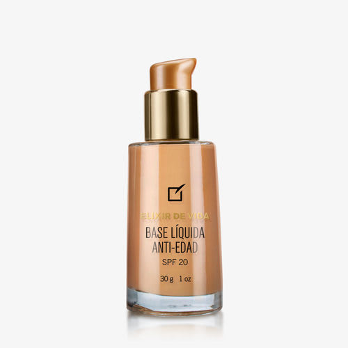 ELIXIR DE VIDA BASE LÍQUIDA ANTIEDAD TONO 5 MAQUILLAJE Belleza