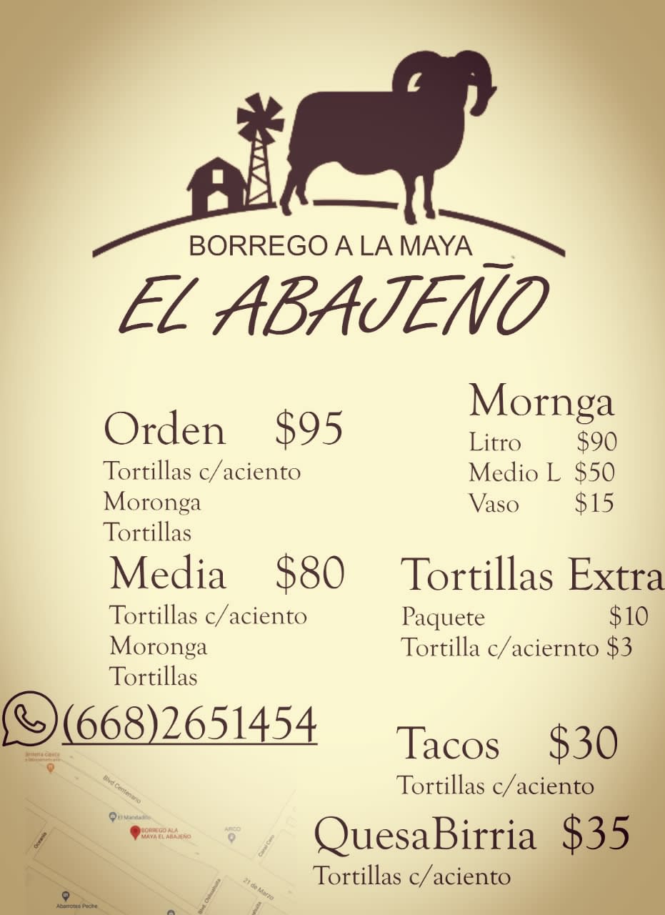 Quesa birria - Especialidades - Borrego a la Maya el Abajeño - Restaurante  | Los Mochis