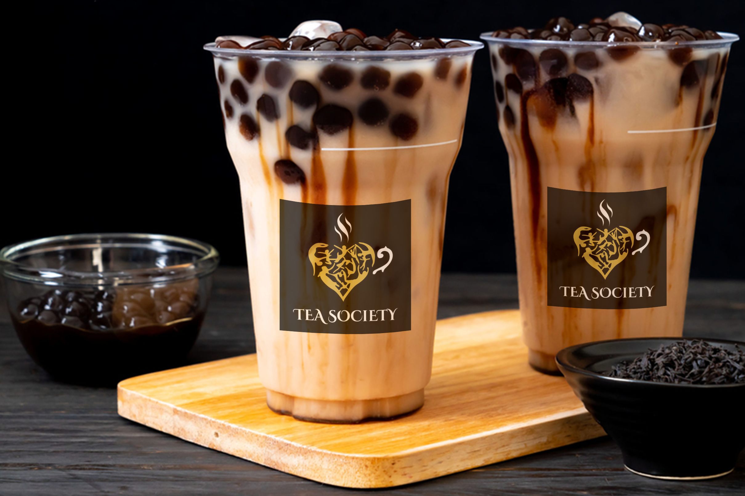 Bubble Tea with variety of Popping Balls What We Do Tea Society