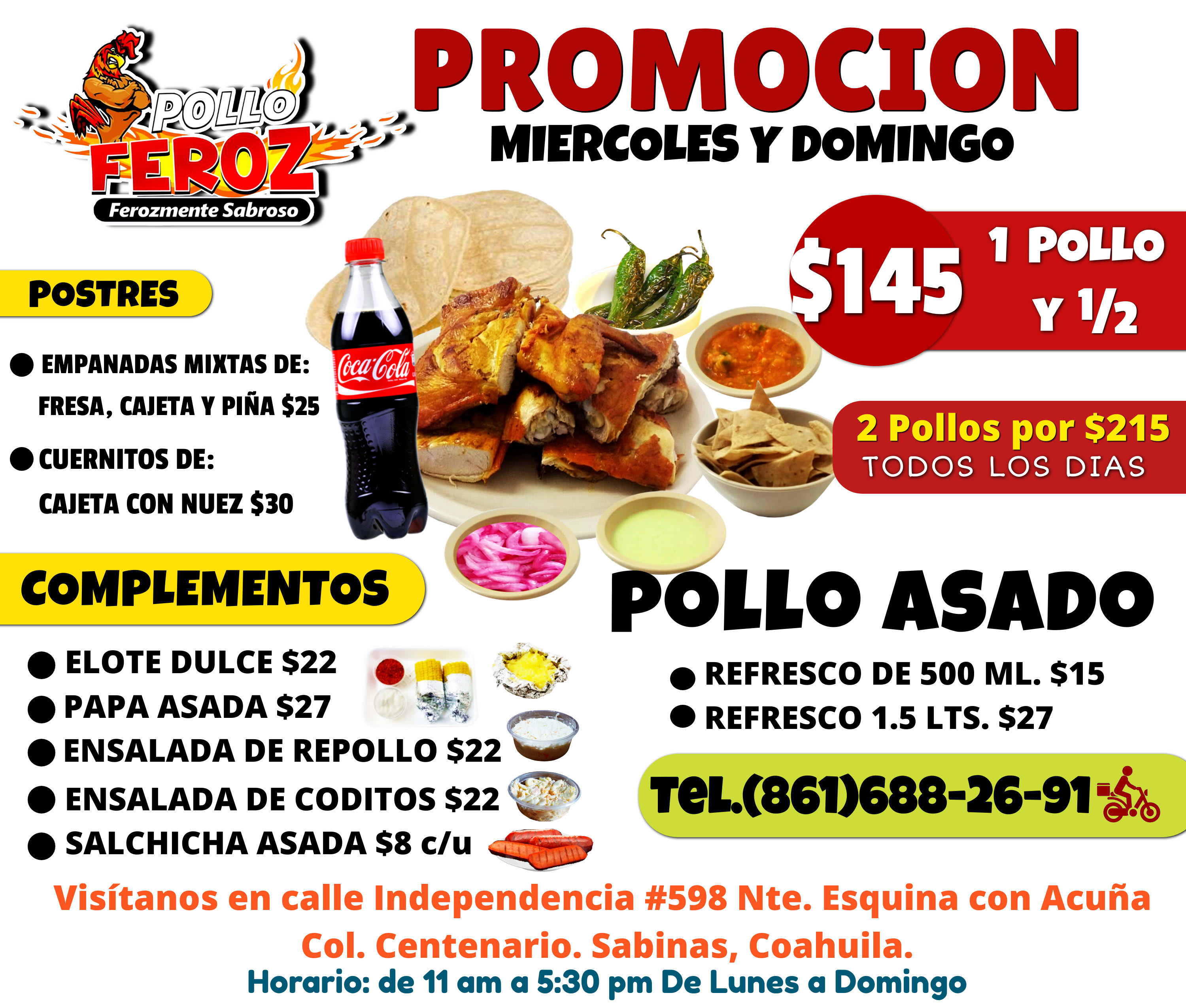 Pollo Feroz | Sabinas Pollería