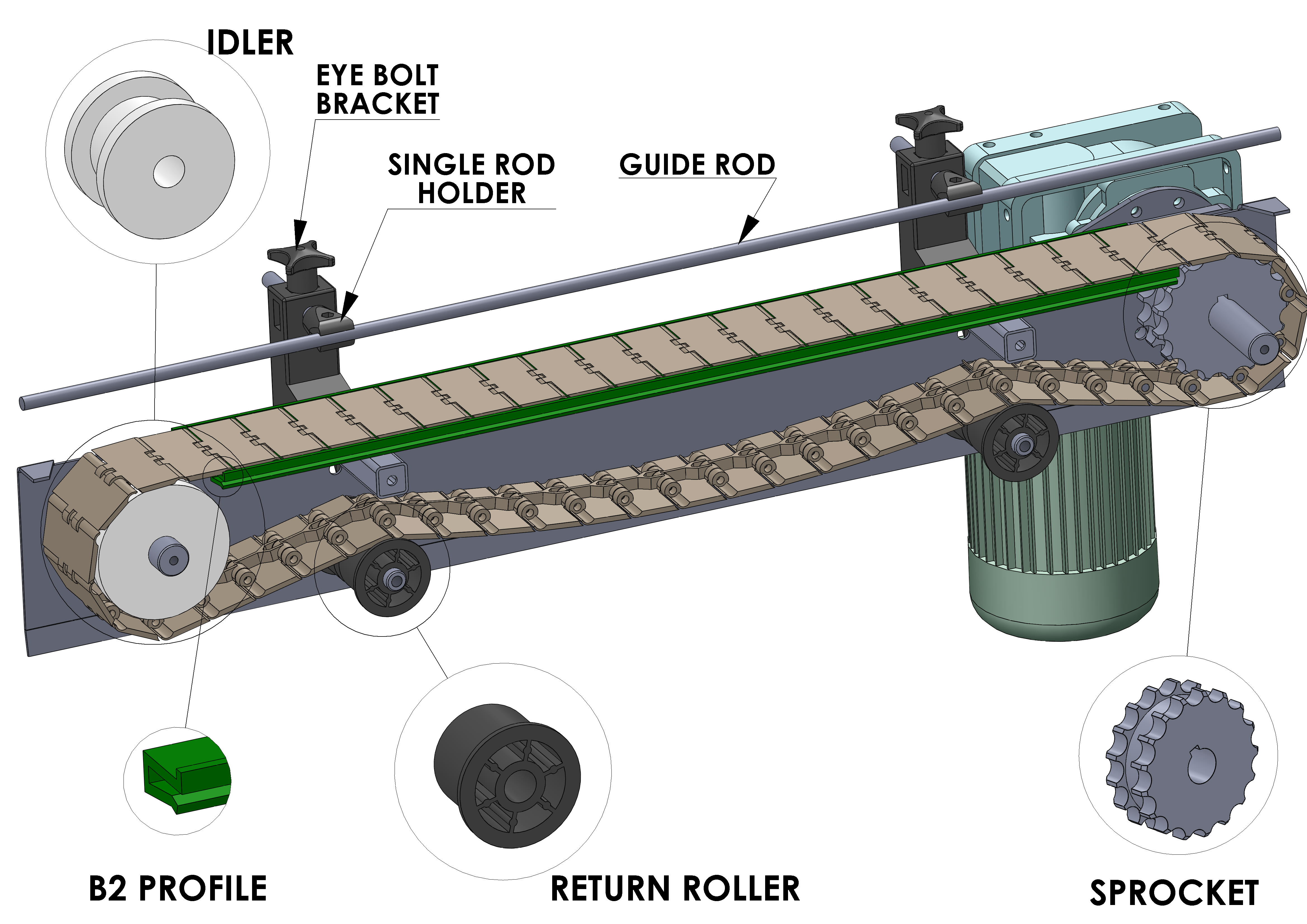 Conveyor Components - We Manufacture - Udhaya Conveyor Solutions ...
