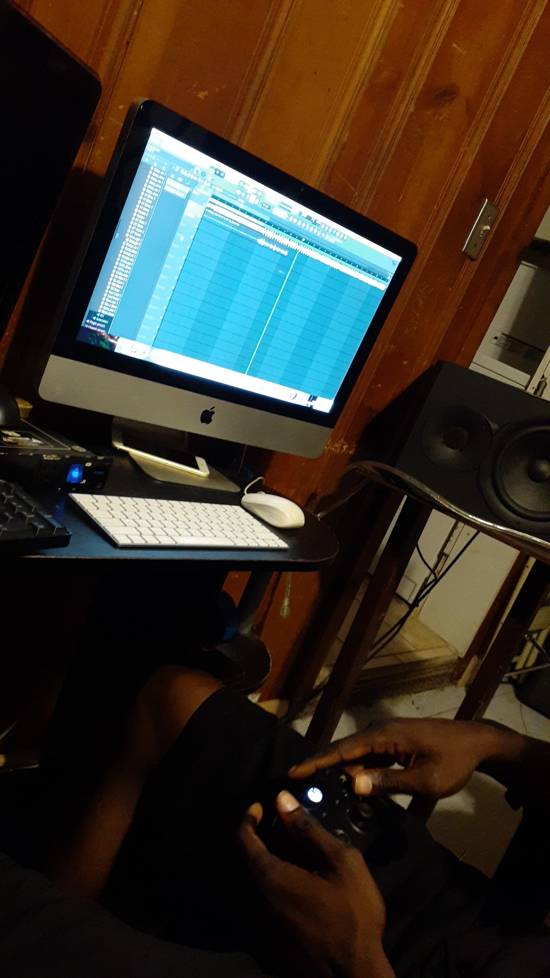 Recording studio interior for Anchor Gang LLC