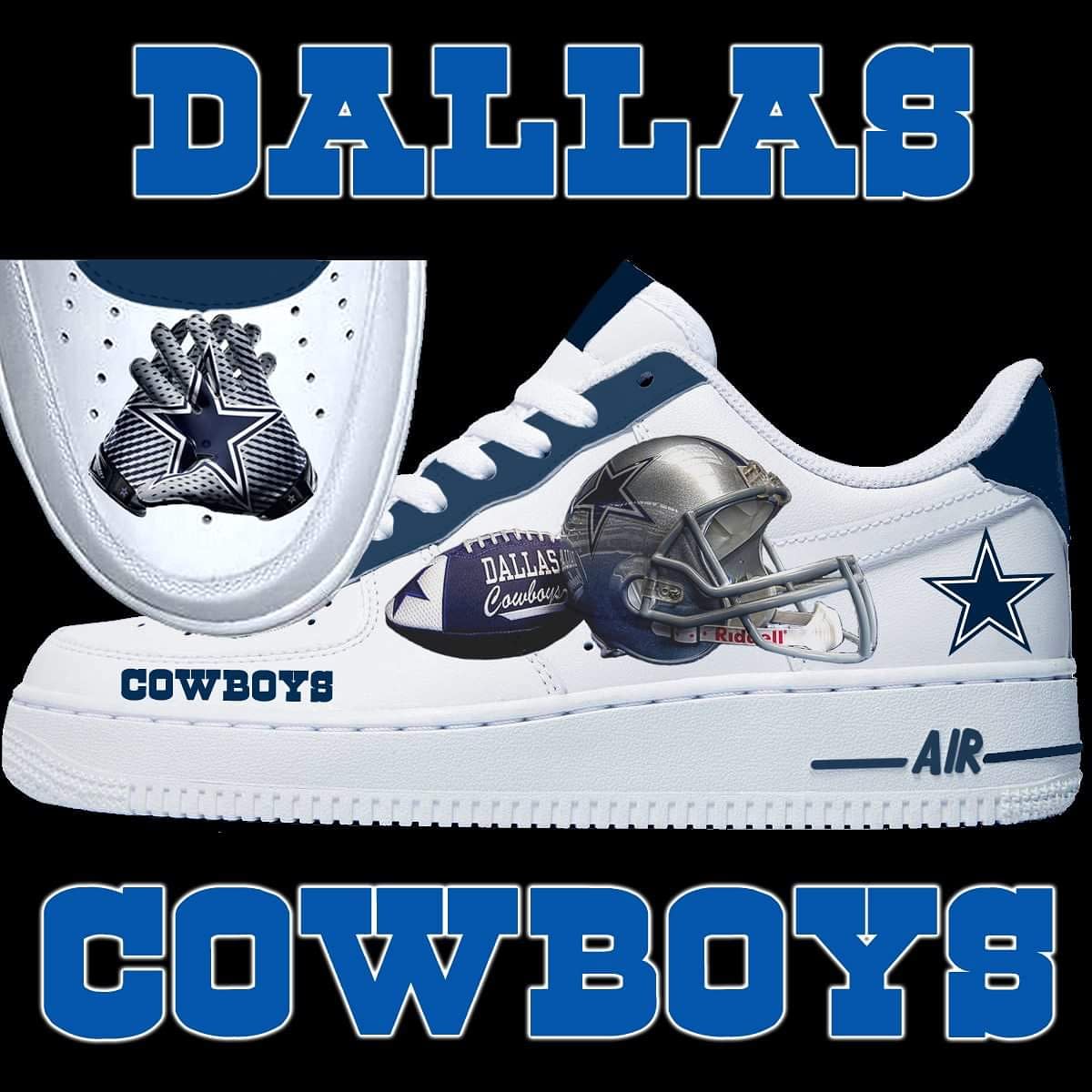 Dallas Cowboys Custom Nike Air Force 1 
