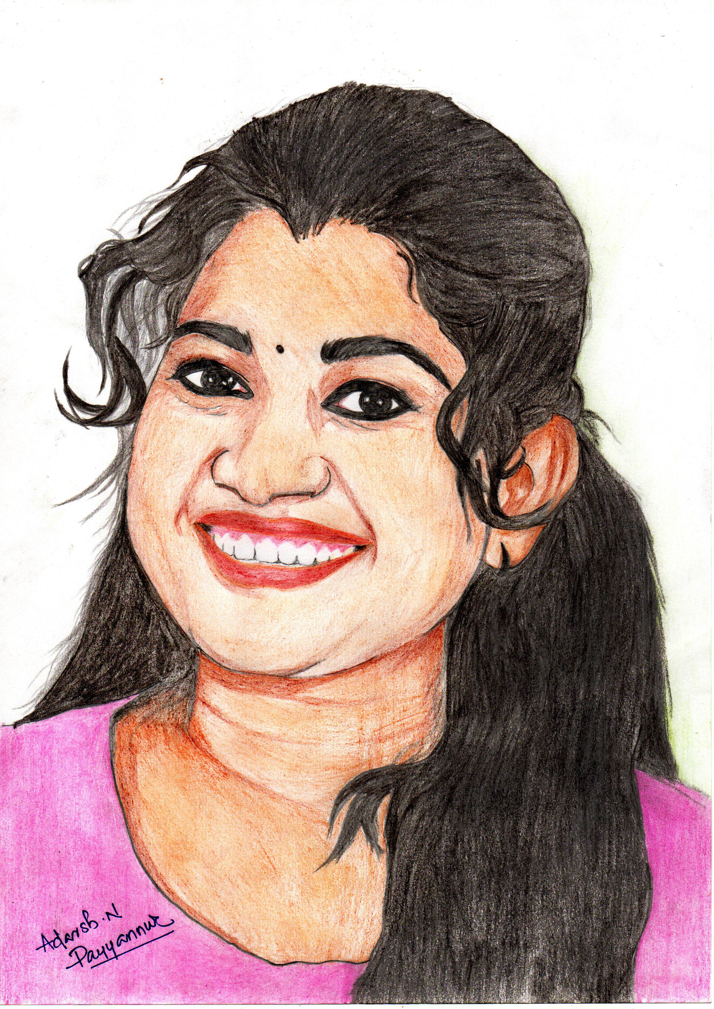 Sanju Behera - Rashmika Mandana Sketch
