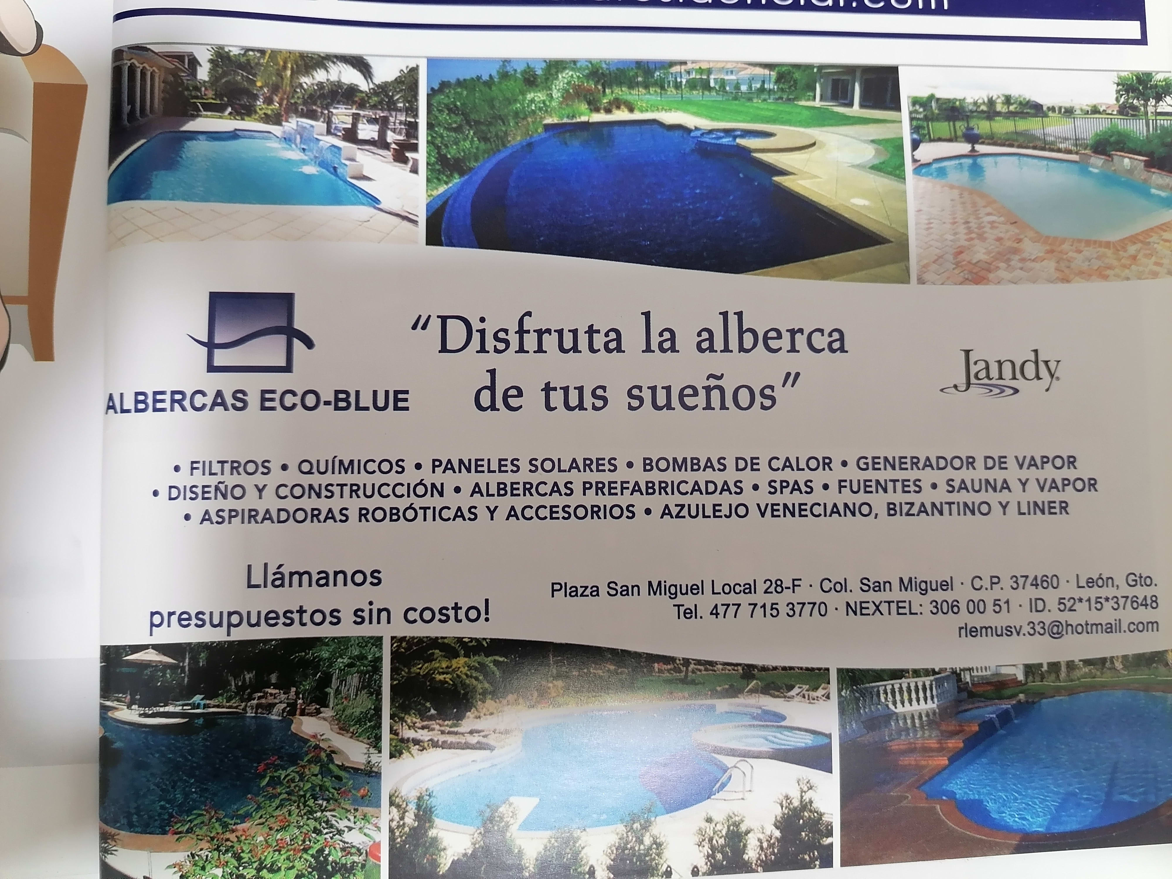 Albercas Ecoblue - Instalación de albercas | México