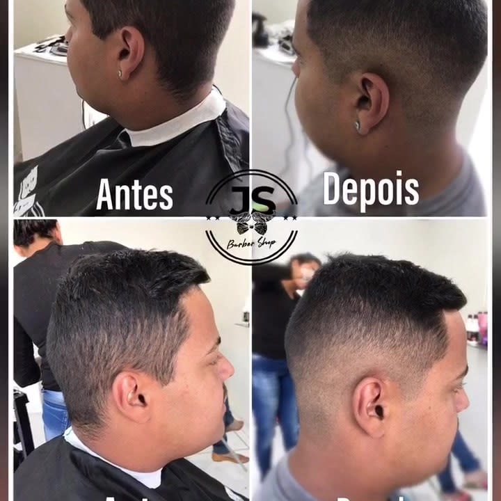 Diferença entre degrade da zero para o navalhado! Saca só?! #barbersho