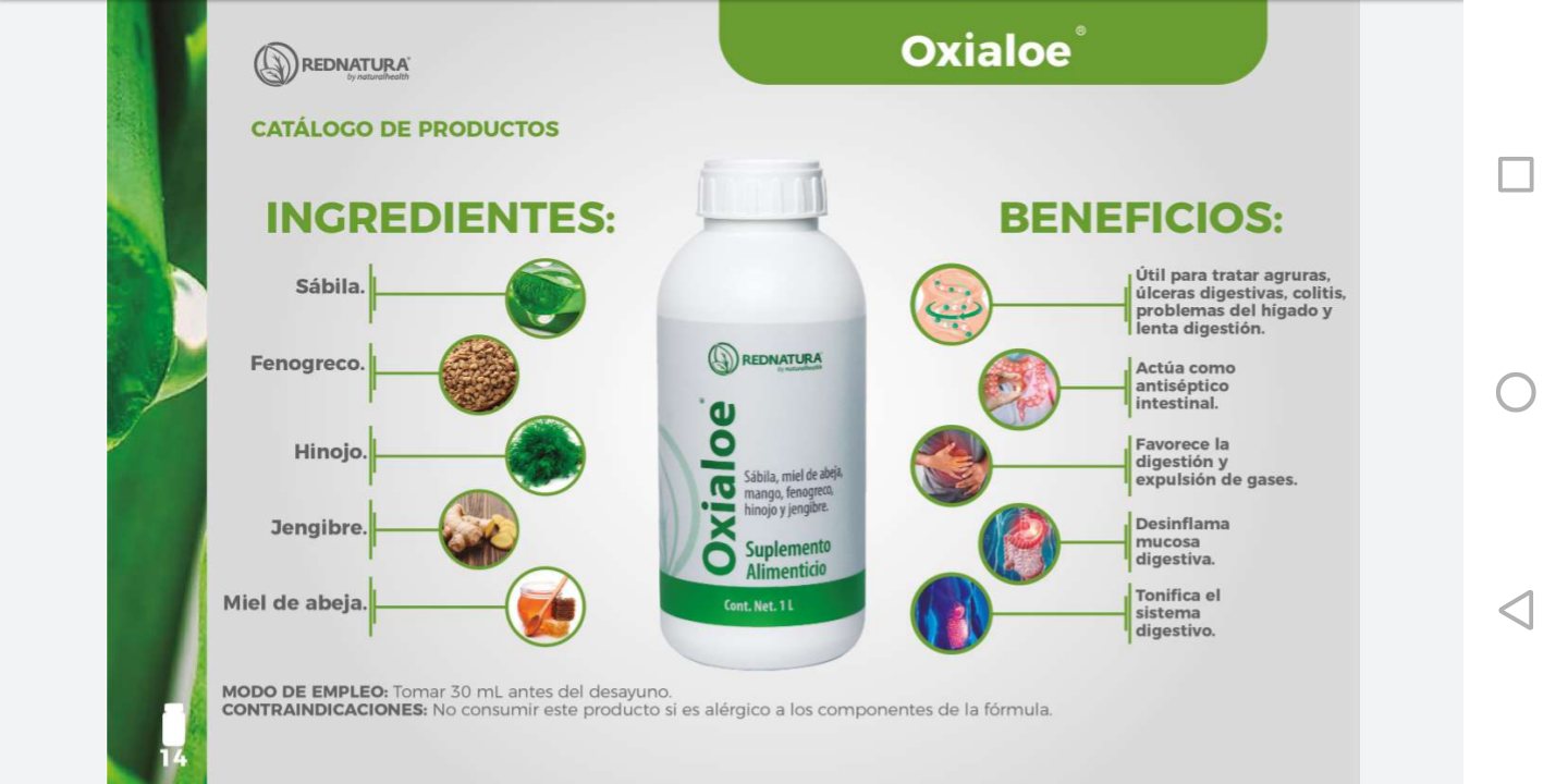 Oxialoe - Salud - Rednatura Fabi - Productos para la salud | Villahermosa