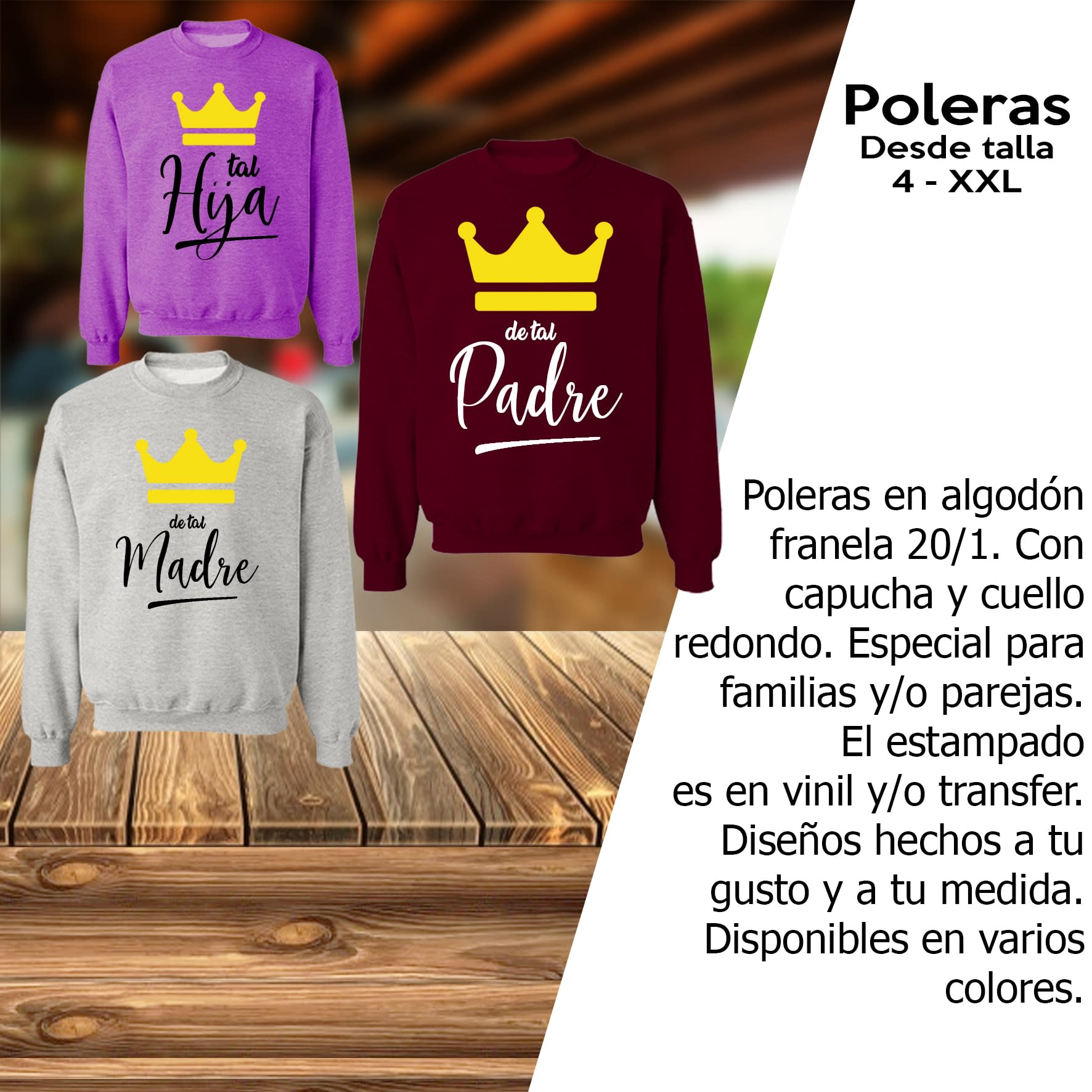 Poleras A continuaci n les mostramos nuestra lista de precios