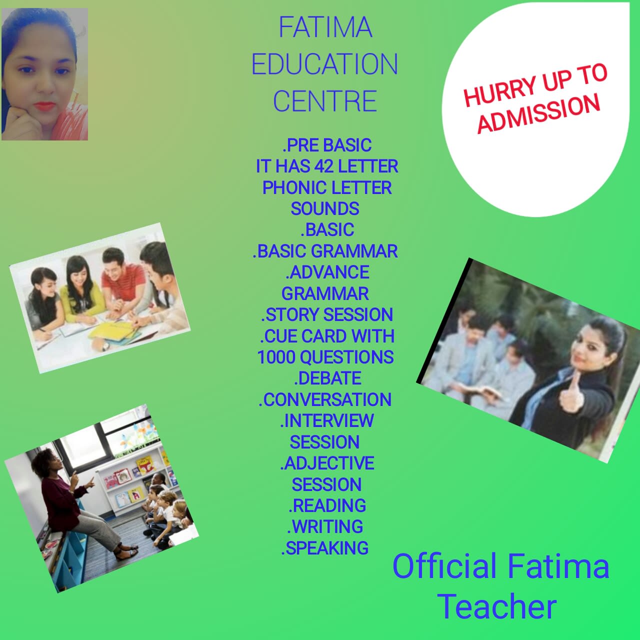Fatima Education Centre Education Services English Speaking, 50% OFF