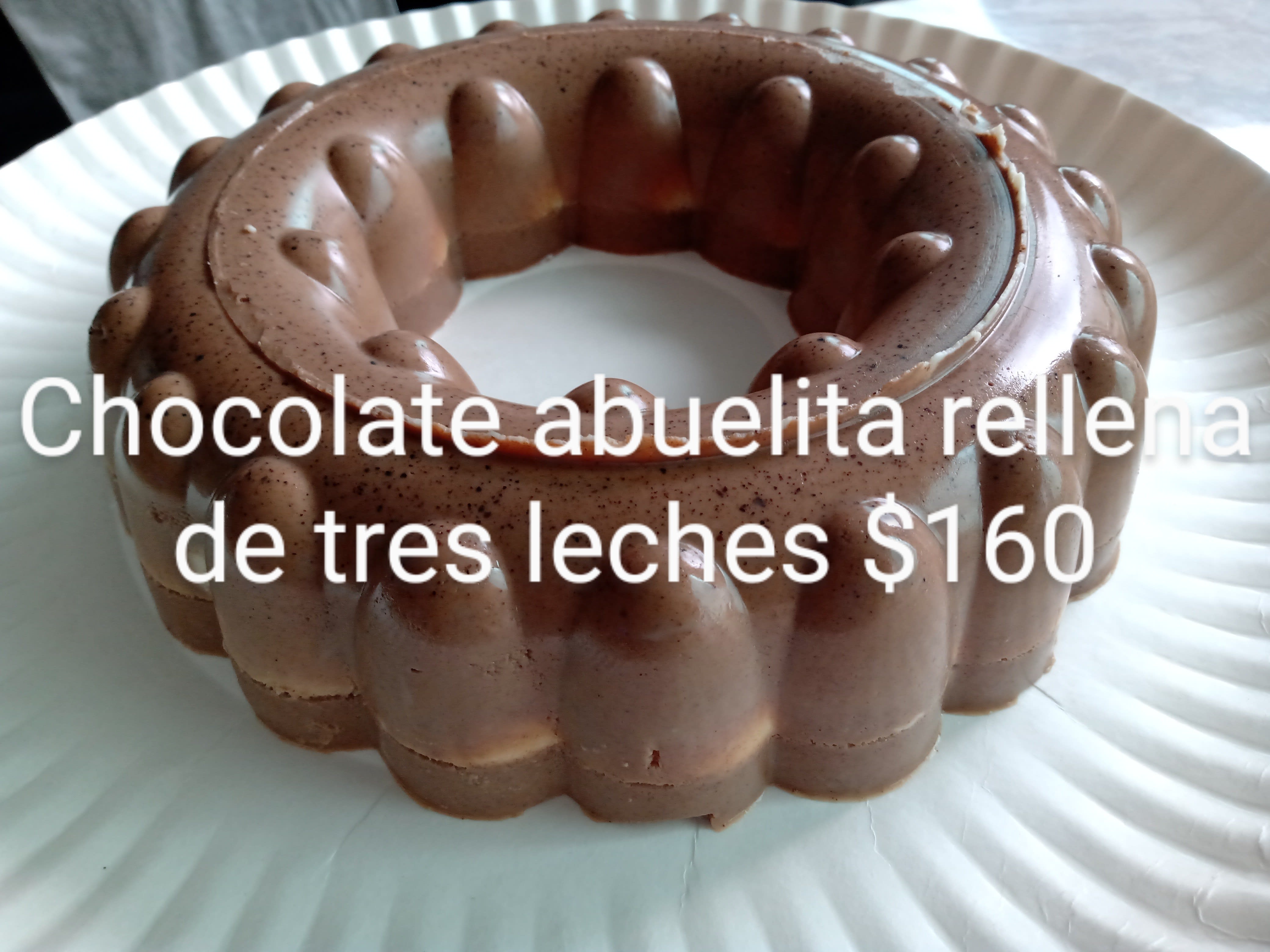 Chocolate abuelita rellena de 3 leches - Postres - Gelatinería JulySan -  Postres | Ciudad de México