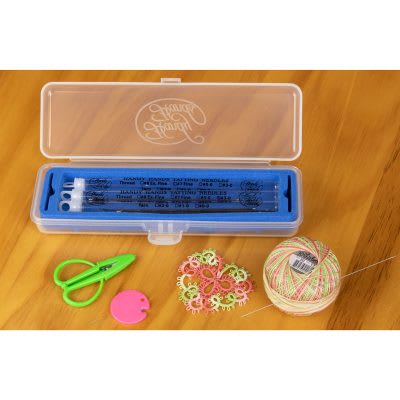 Travel Case for Tatting Needle Tubes made by Handy Hands - Tatting Supplies  - The Enchanted Rose Emporium