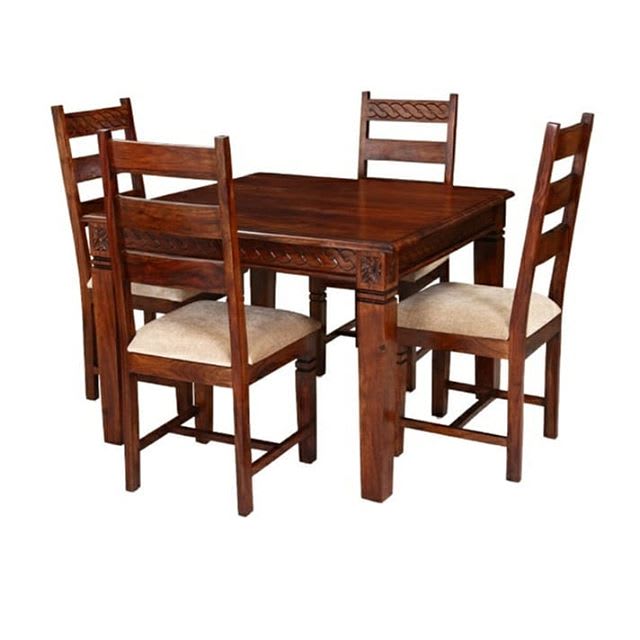 4 seater dining table sheesham