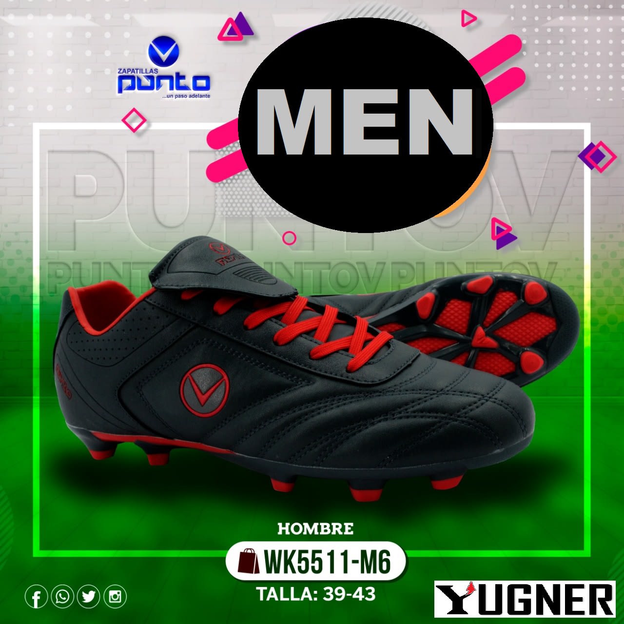 CHIMPUN PUNTO V WK5511M6 ZAPATILLAS DEPORTIVAS Yugner Tienda