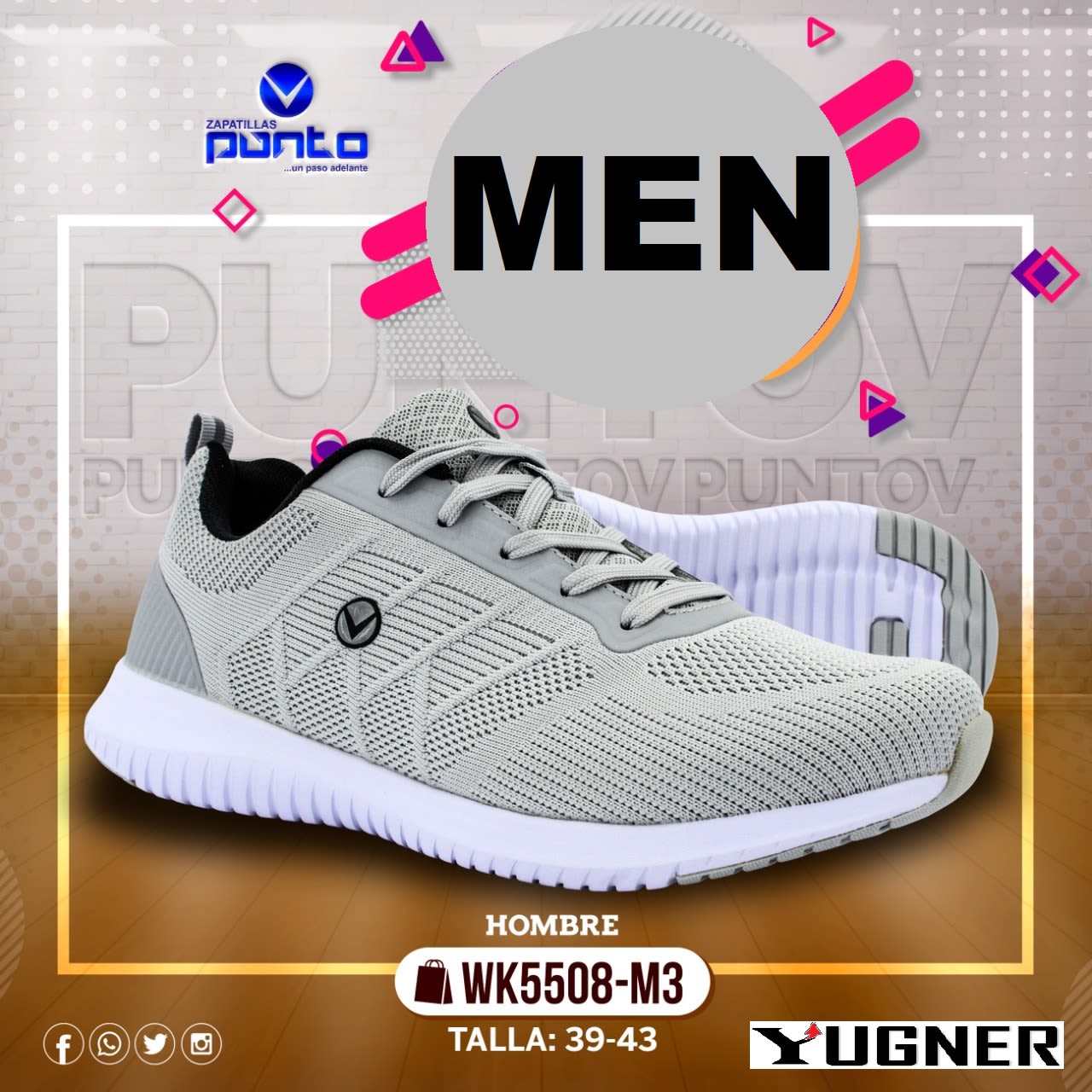 PUNTO V HOMBRES WK5508-M-3 HOMBRE Yugner Tienda virtual de