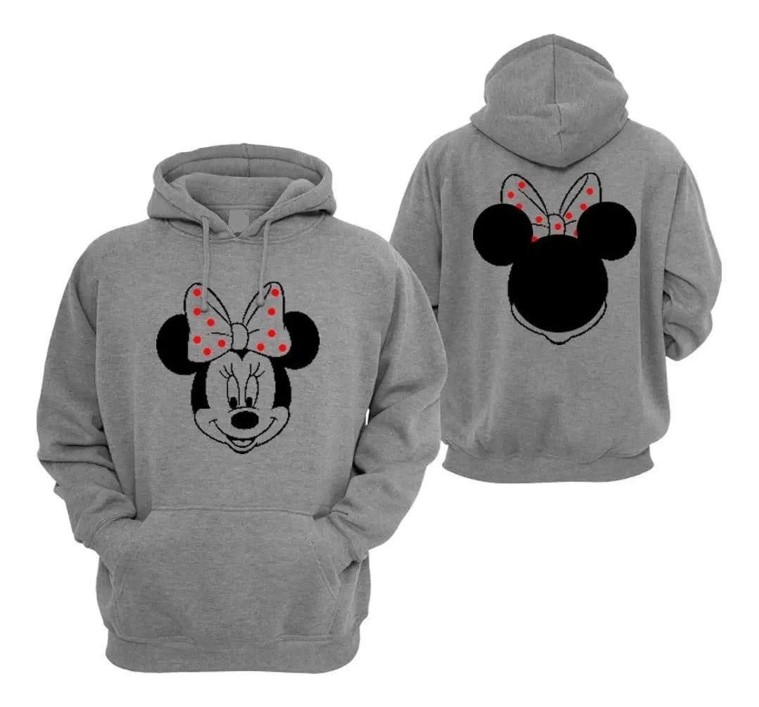 sudadera minnie mouse mujer