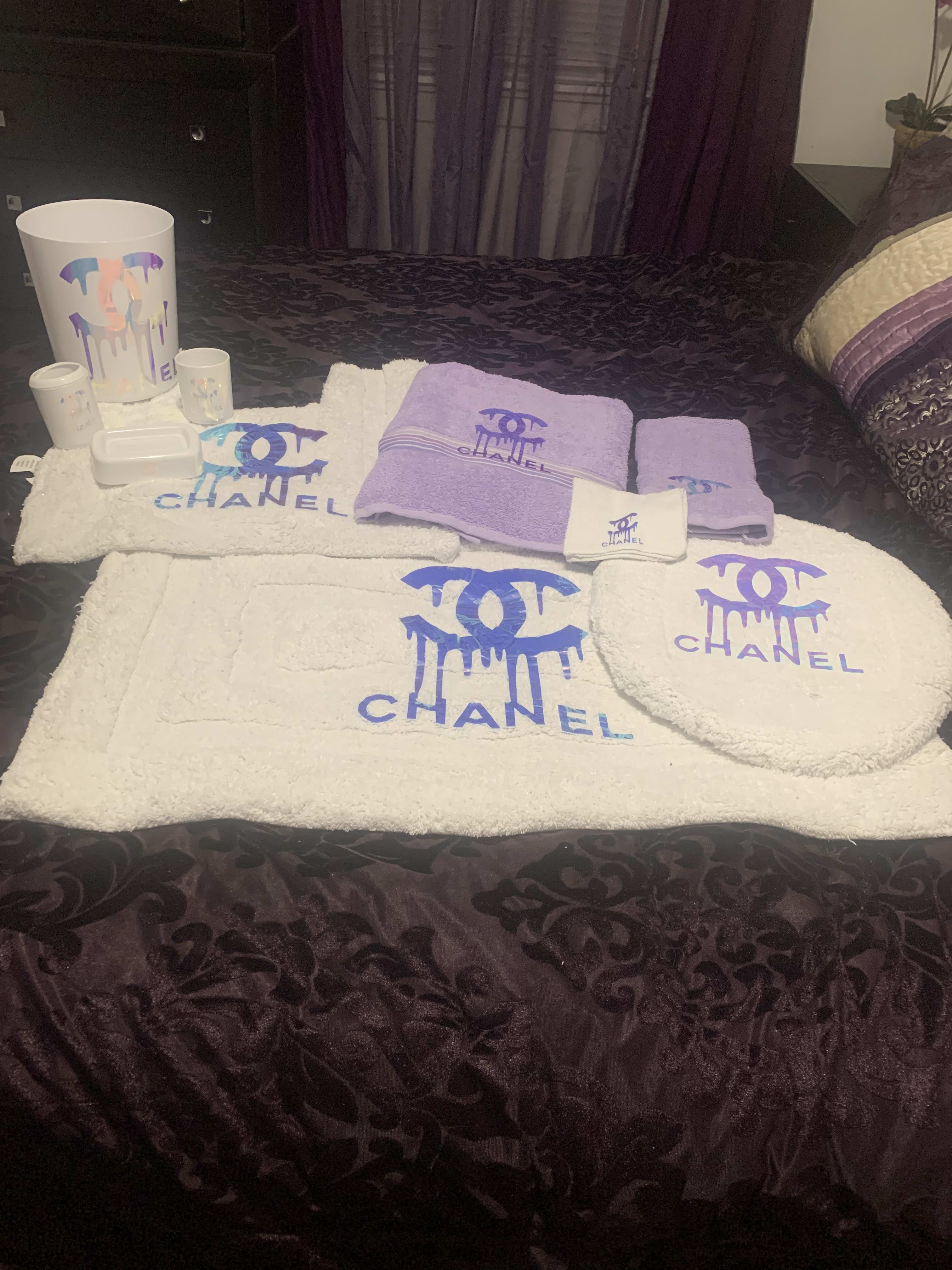 Deluxe Bathroom Set - Customized Items - Designs By D'Marie - Personal  Creations