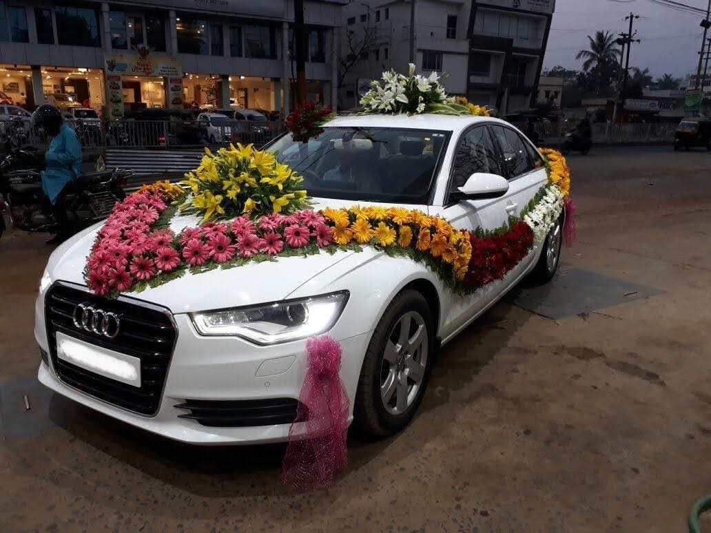 Wedding Car Decorations - Fresh & Natural flower Decoration ...