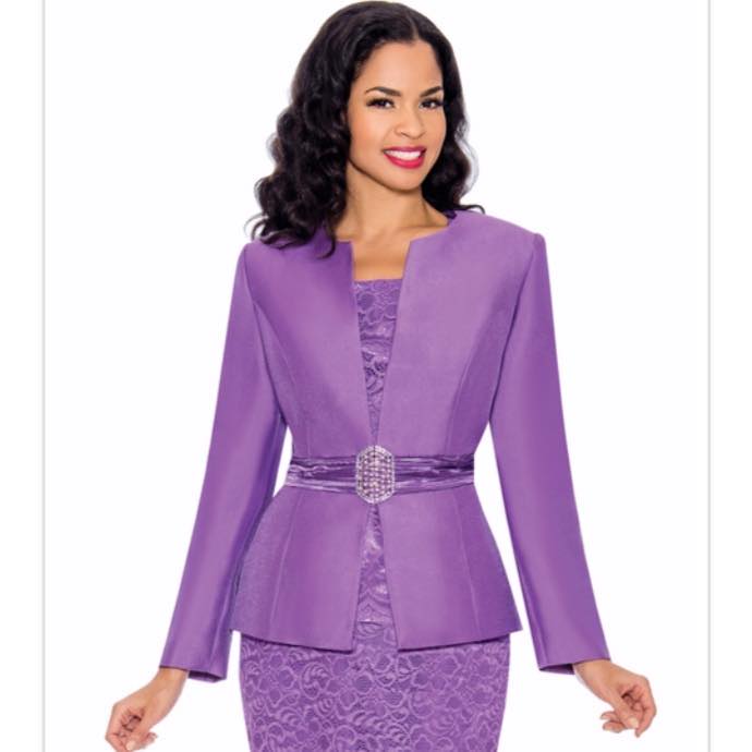 chinese dress ladies Terramina Suit 7637-Purple, Purple / 14 main image 1